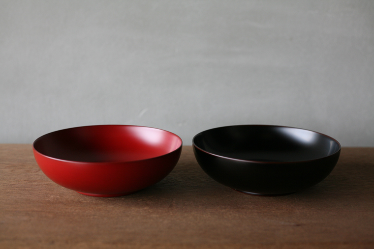 Appi Urushi Studio Flat Bowl